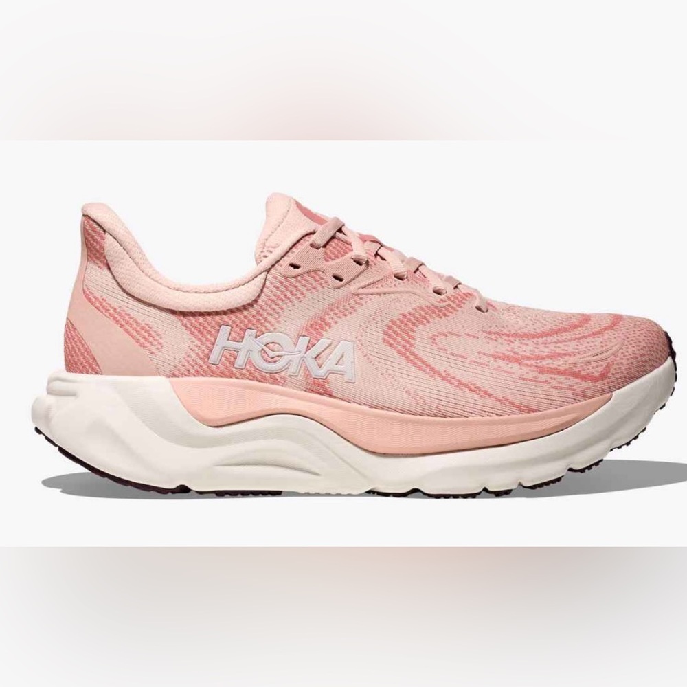 HOKA One One ARAHI 8Women's pink and White Shoes Size 7.5